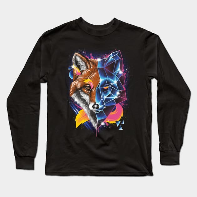 Rad Fox Long Sleeve T-Shirt by Vincent Trinidad Art